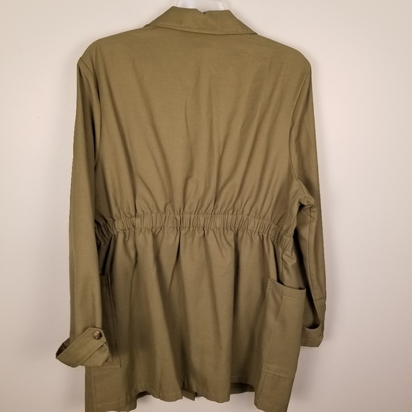 Shein Safari Jacket SZ 2X NWOT - Picture 2 of 6
